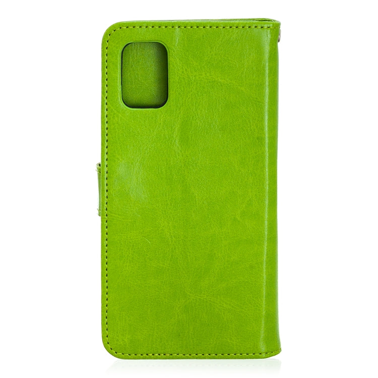 For Samsung Galaxy A31 Crazy Horse Texture Horizontal Flip Leather Case with Holder & Card Slots & Wallet & Photo Frame