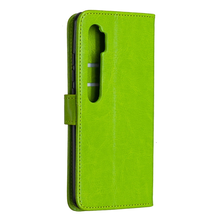 For Xiaomi Mi Note 10 Lite Crazy Horse Texture Horizontal Flip Leather Case with Holder & Card Slots & Wallet & Photo Frame