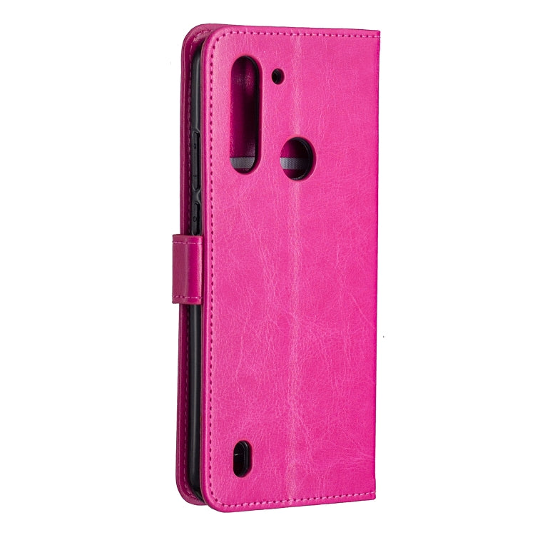 For Motorola Moto G8 Power Lite Crazy Horse Texture Horizontal Flip Leather Case with Holder & Card Slots & Wallet & Photo Frame