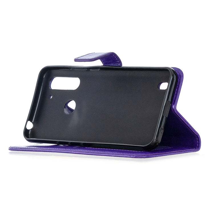 For Motorola Moto G8 Power Lite Crazy Horse Texture Horizontal Flip Leather Case with Holder & Card Slots & Wallet & Photo Frame