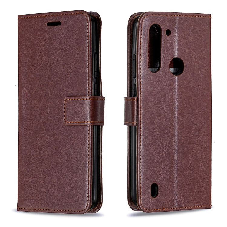 For Motorola Moto G8 Power Lite Crazy Horse Texture Horizontal Flip Leather Case with Holder & Card Slots & Wallet & Photo Frame