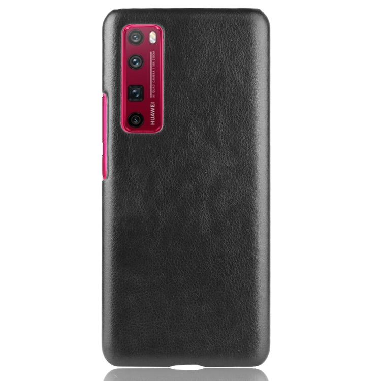 For Huawei Nova 7 Pro Shockproof Litchi Texture PC + PU Case