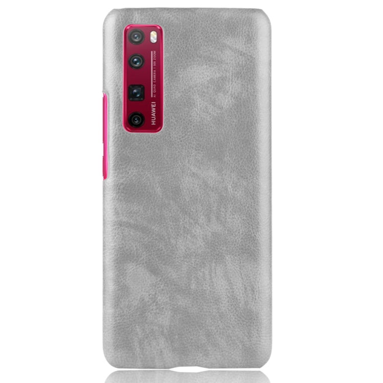 For Huawei Nova 7 Pro Shockproof Litchi Texture PC + PU Case