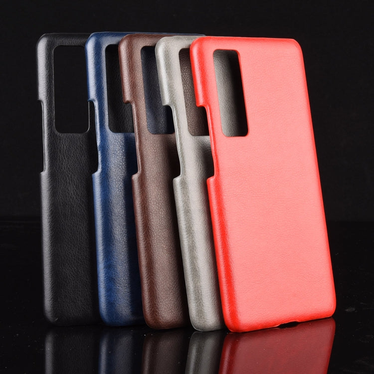 For Huawei Nova 7 Pro Shockproof Litchi Texture PC + PU Case