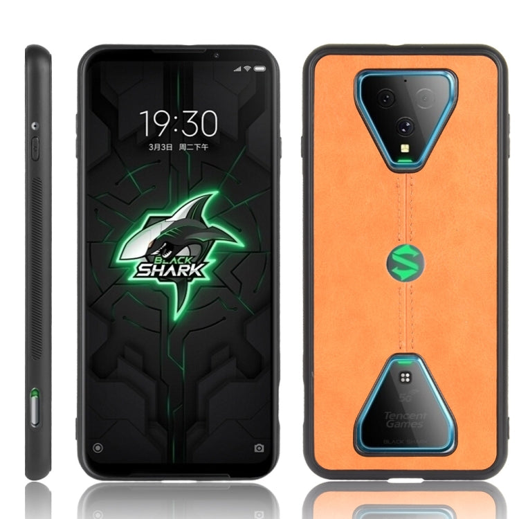 For Xiaomi Black Shark 3 Shockproof Sewing Cow Pattern Skin PC + PU + TPU Case