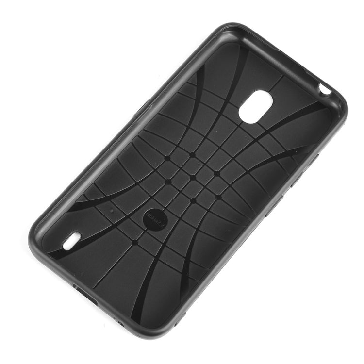 For Nokia 2.2 Shockproof Sewing Cow Pattern Skin PC + PU + TPU Case