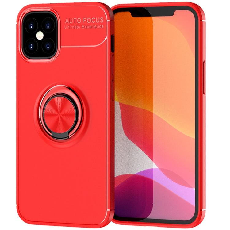 For iPhone 12 mini Metal Ring Holder 360 Degree Rotating TPU Case