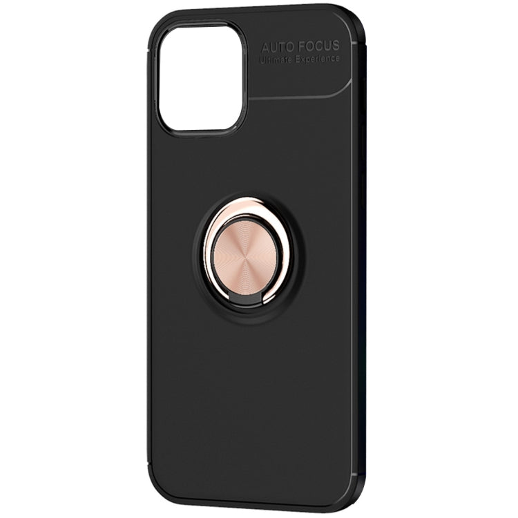 For iPhone 12 mini Metal Ring Holder 360 Degree Rotating TPU Case