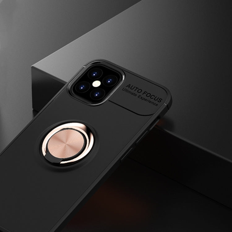 For iPhone 12 mini Metal Ring Holder 360 Degree Rotating TPU Case