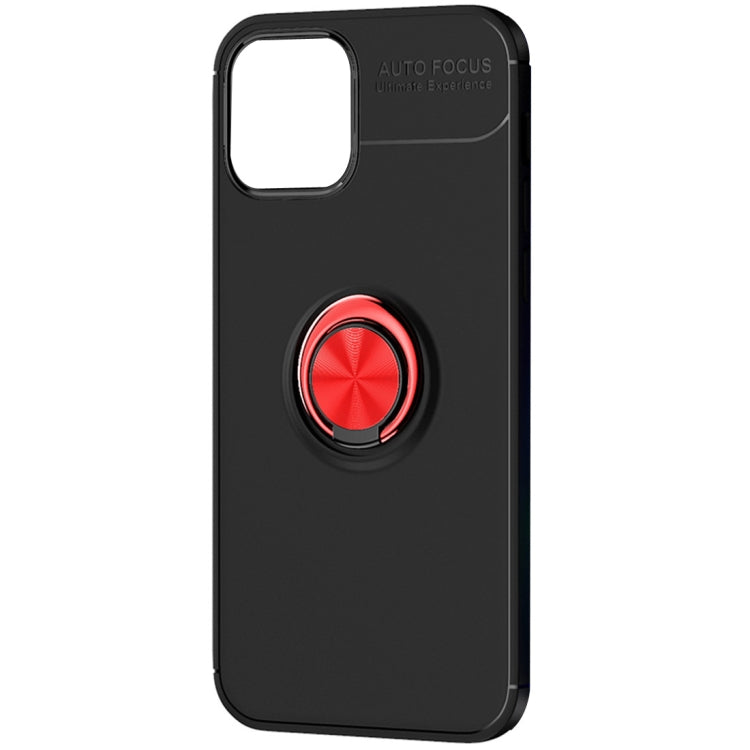 For iPhone 12 mini Metal Ring Holder 360 Degree Rotating TPU Case