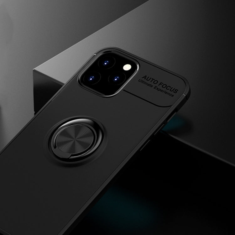 For iPhone 12 / 12 Pro Metal Ring Holder 360 Degree Rotating TPU Case