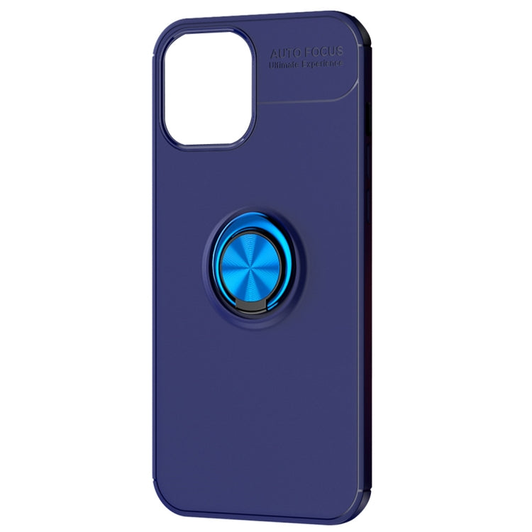 For iPhone 12 / 12 Pro Metal Ring Holder 360 Degree Rotating TPU Case