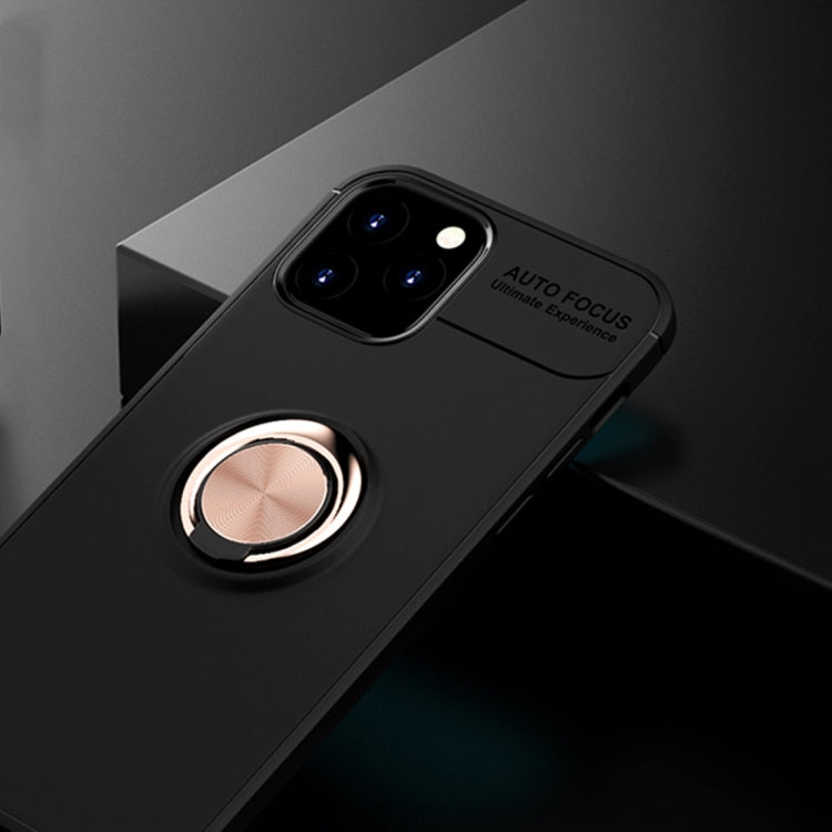 For iPhone 12 / 12 Pro Metal Ring Holder 360 Degree Rotating TPU Case