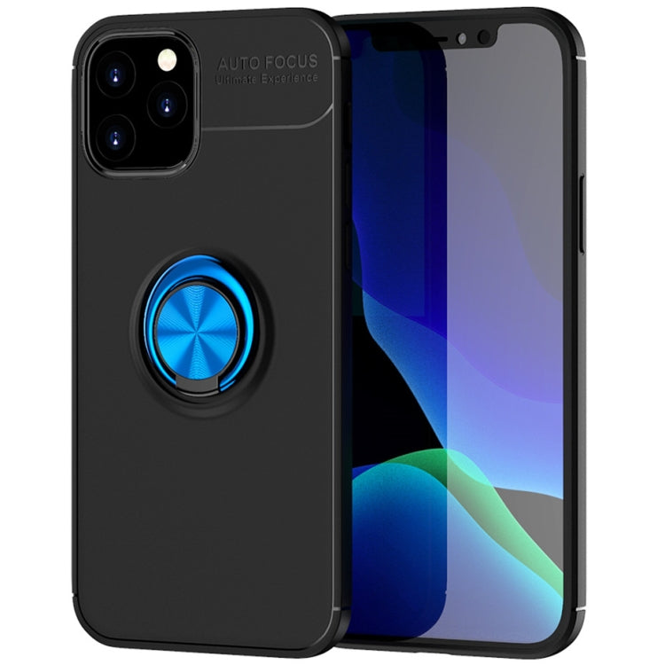 For iPhone 12 / 12 Pro Metal Ring Holder 360 Degree Rotating TPU Case