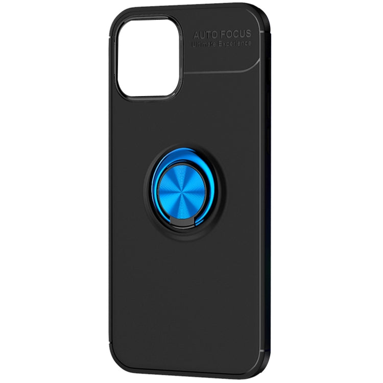 For iPhone 12 / 12 Pro Metal Ring Holder 360 Degree Rotating TPU Case