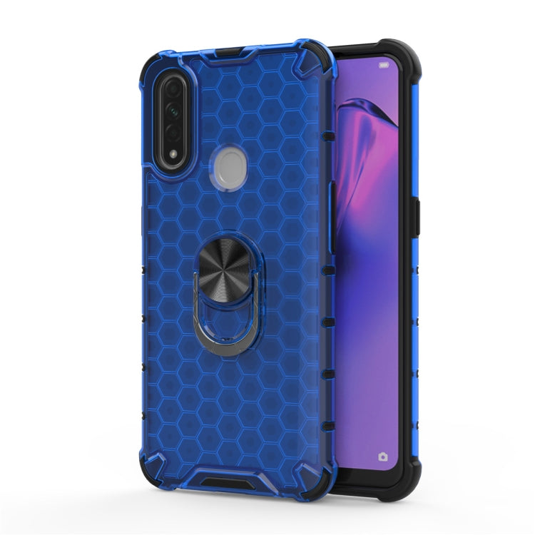 For Xiaomi Redmi Note 7 / Note 7 Pro  Shockproof Honeycomb PC + TPU Ring Holder Protection Case