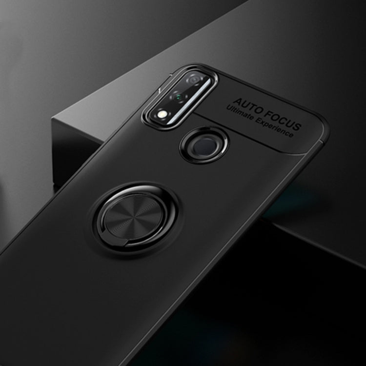 For Huawei Y8S Metal Ring Holder 360 Degree Rotating TPU Case