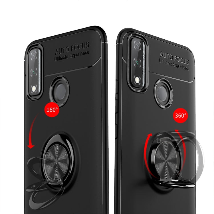 For Huawei Y8S Metal Ring Holder 360 Degree Rotating TPU Case