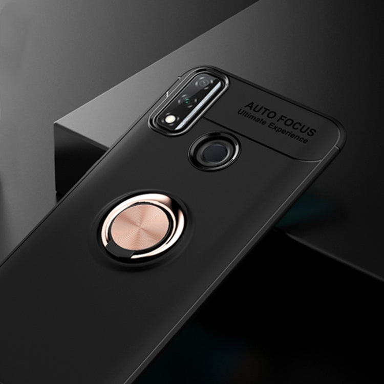 For Huawei Y8S Metal Ring Holder 360 Degree Rotating TPU Case