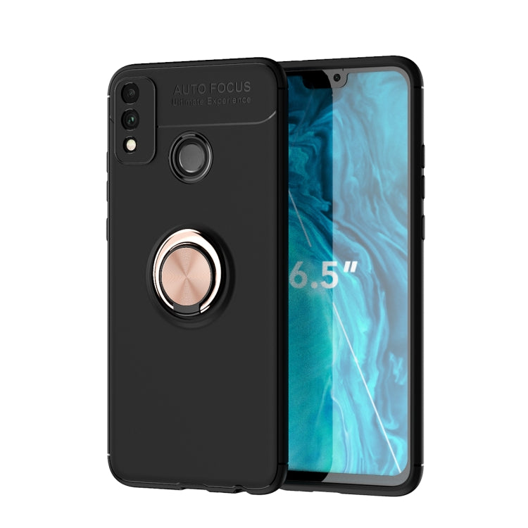 For Huawei Honor 9X Lite Metal Ring Holder 360 Degree Rotating TPU Case