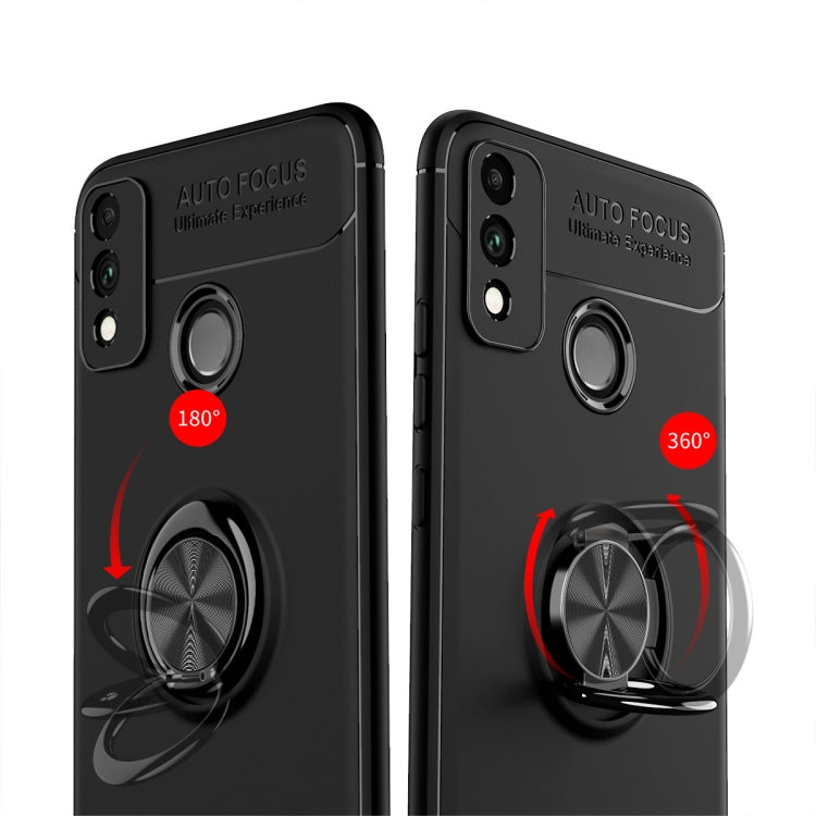 For Huawei Honor 9X Lite Metal Ring Holder 360 Degree Rotating TPU Case
