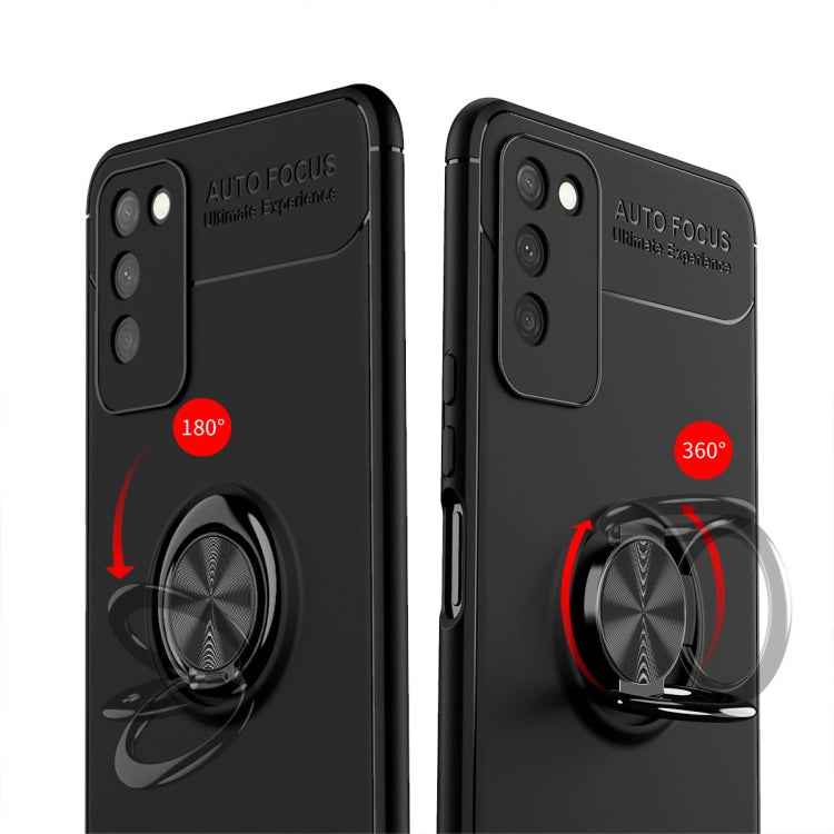 For Huawei Honor 30 Lite Metal Ring Holder 360 Degree Rotating TPU Case