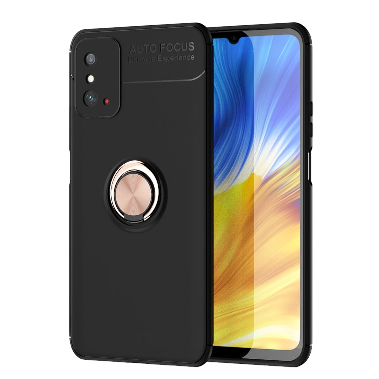 For Huawei  Honor X10 Max Metal Ring Holder 360 Degree Rotating TPU Case