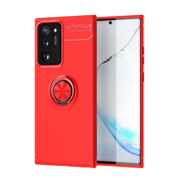 For Samsung Galaxy Note20 Ultra Metal Ring Holder 360 Degree Rotating TPU Case