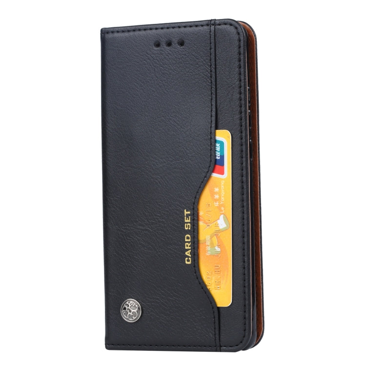 For Samsung Galaxy A41 (EU Version) Knead Skin Texture Horizontal Flip Leather Case with Photo Frame & Holder & Card Slots & Wallet