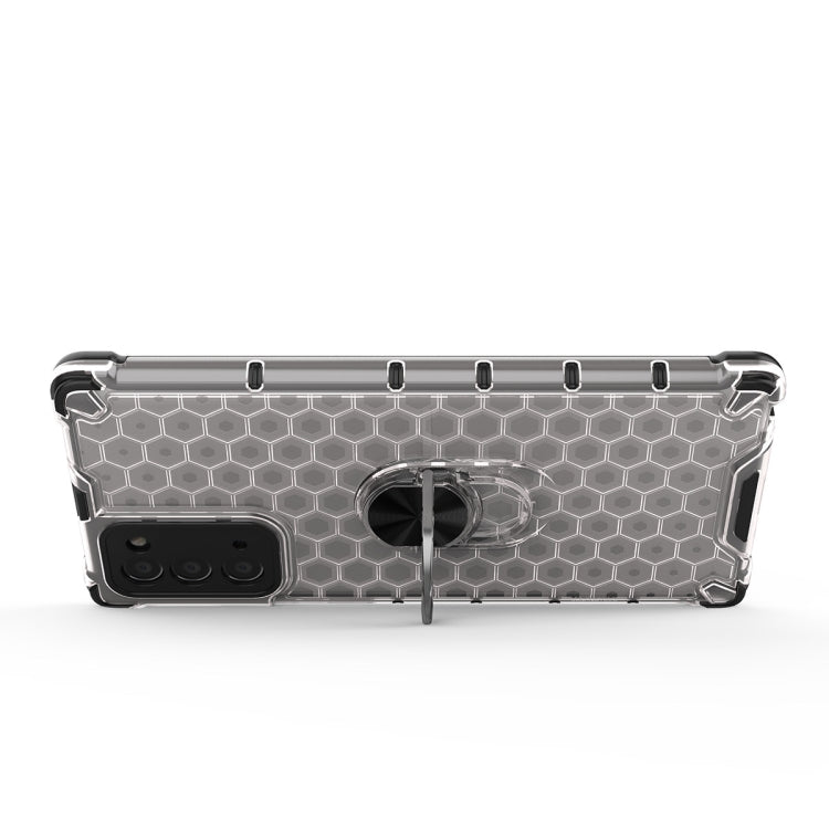 For Samsung Galaxy Note 20 Shockproof Honeycomb PC + TPU Ring Holder Protection Case