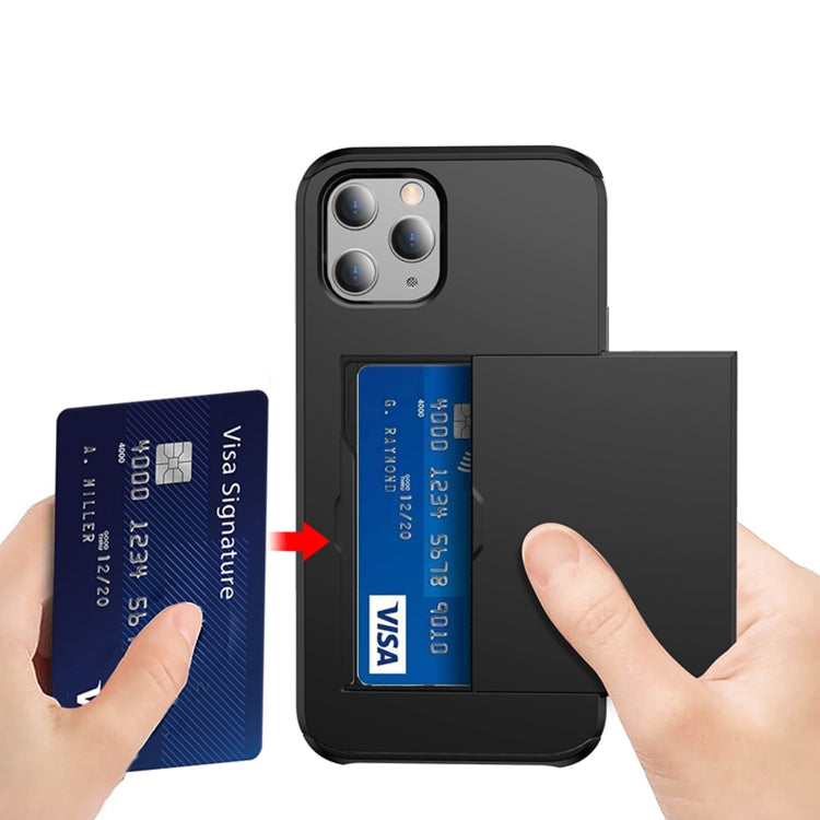 For iPhone 12 Pro Max Shockproof Rugged Armor Protective Case with Card Slot