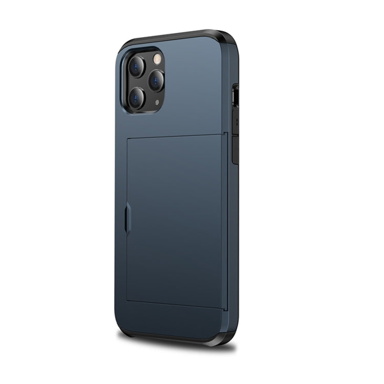 For iPhone 12 Pro Max Shockproof Rugged Armor Protective Case with Card Slot