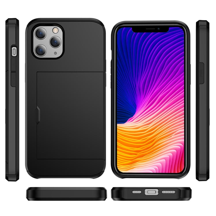 For iPhone 12 Pro Max Shockproof Rugged Armor Protective Case with Card Slot