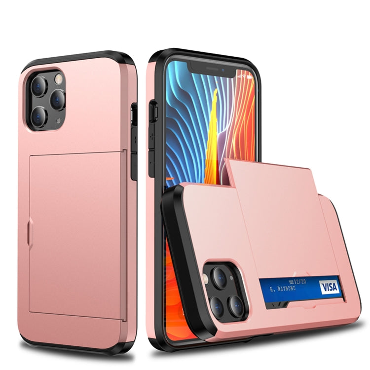 For iPhone 12 Pro Max Shockproof Rugged Armor Protective Case with Card Slot