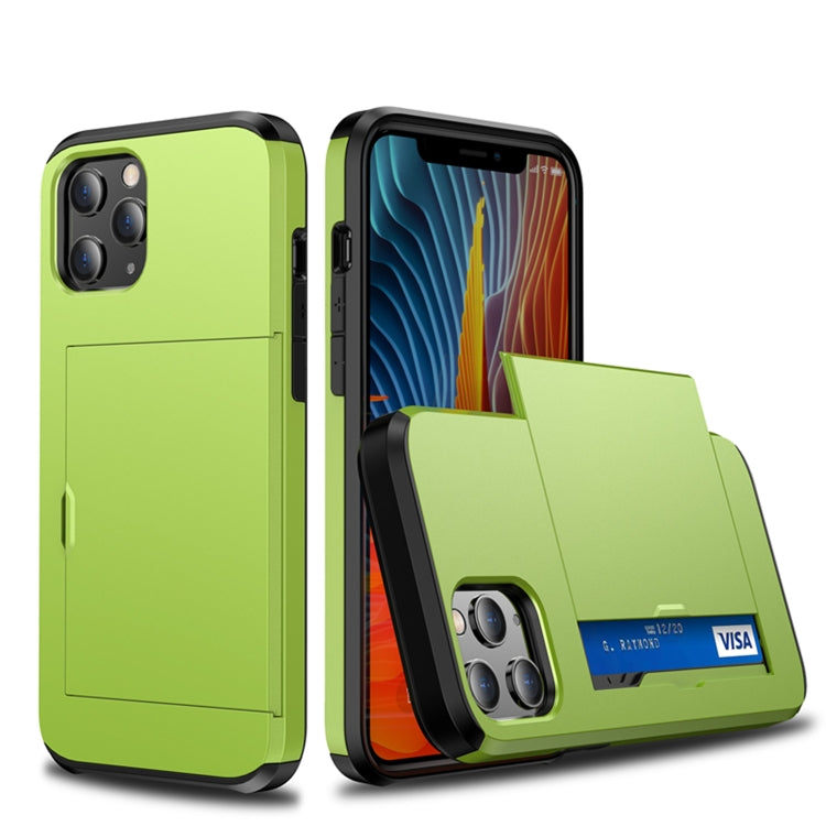 For iPhone 12 Pro Max Shockproof Rugged Armor Protective Case with Card Slot