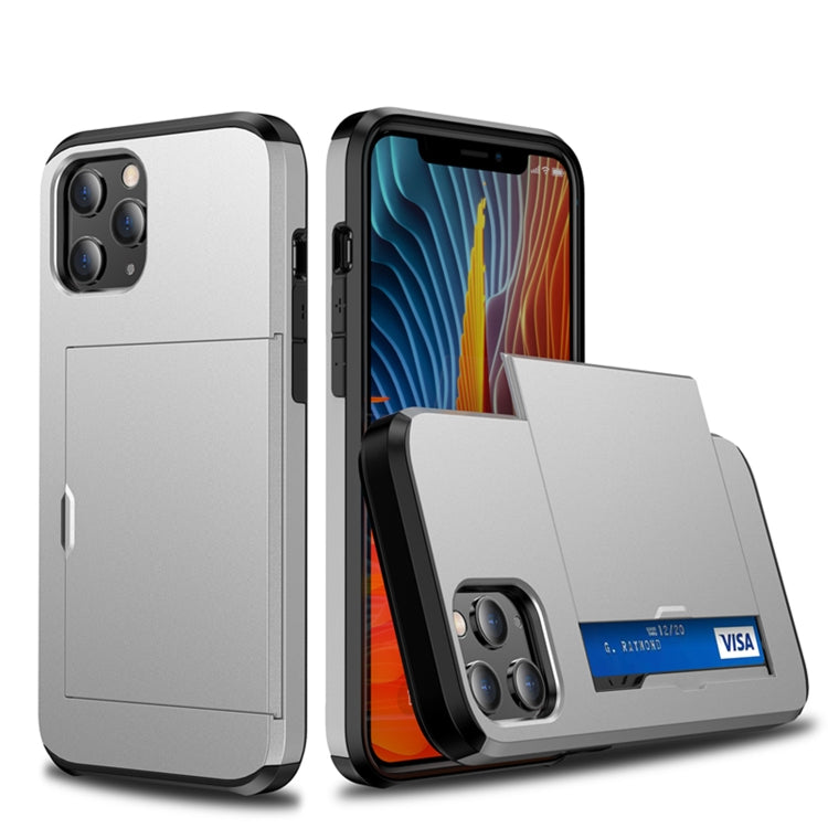 For iPhone 12 Pro Max Shockproof Rugged Armor Protective Case with Card Slot