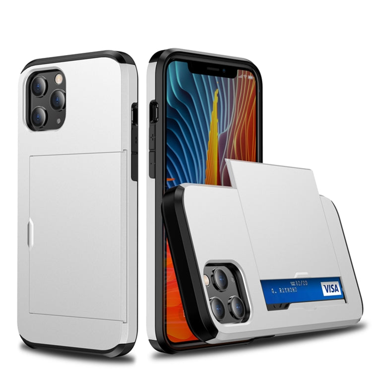 For iPhone 12 Pro Max Shockproof Rugged Armor Protective Case with Card Slot