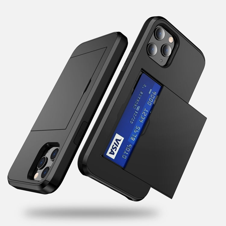 For iPhone 12 Pro Max Shockproof Rugged Armor Protective Case with Card Slot