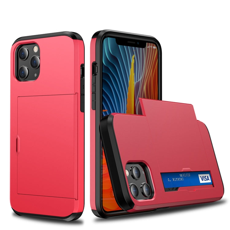 For iPhone 12 Pro Max Shockproof Rugged Armor Protective Case with Card Slot