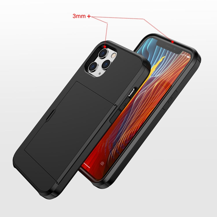 For iPhone 12 Pro Max Shockproof Rugged Armor Protective Case with Card Slot