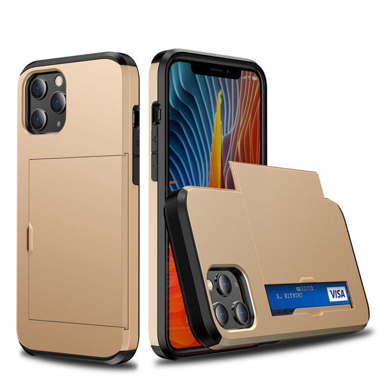 For iPhone 12 Pro Max Shockproof Rugged Armor Protective Case with Card Slot