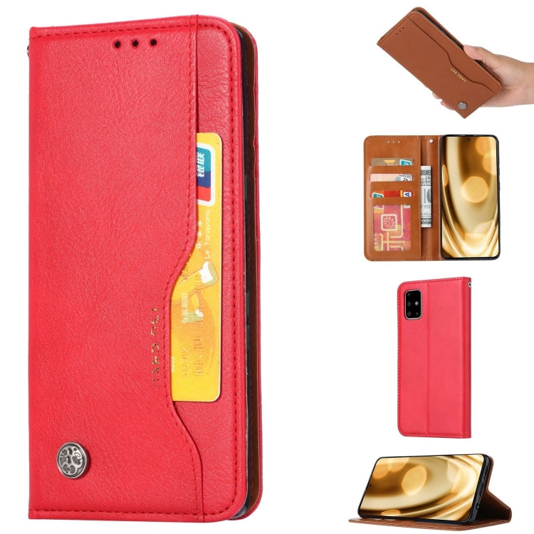 For Samsung Galaxy Note 20 Knead Skin Texture Horizontal Flip Leather Case with Photo Frame & Holder & Card Slots & Wallet