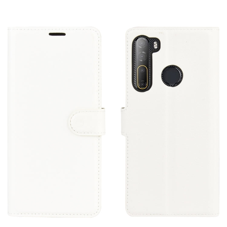 For HTC Desire 20 Pro Litchi Texture Horizontal Flip Protective Case with Holder & Card Slots & Wallet