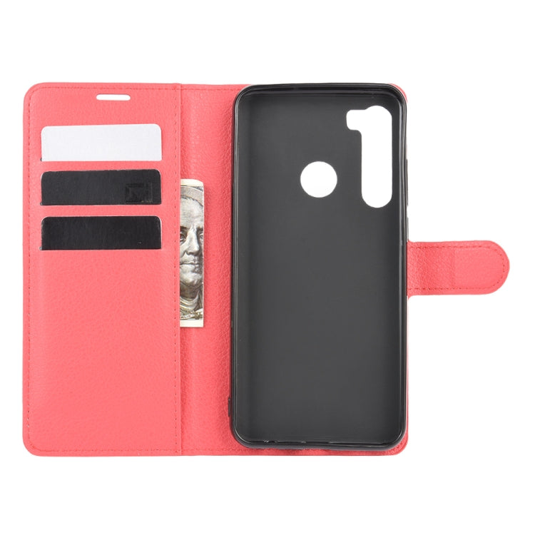 For HTC Desire 20 Pro Litchi Texture Horizontal Flip Protective Case with Holder & Card Slots & Wallet