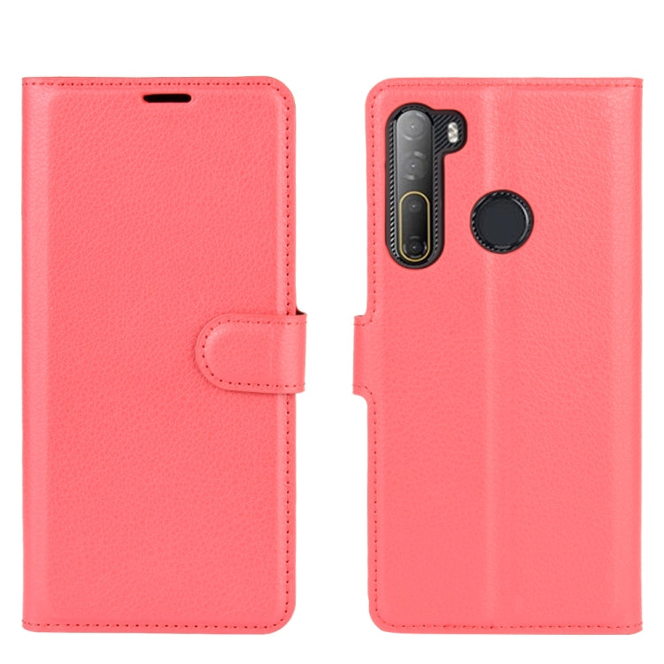 For HTC Desire 20 Pro Litchi Texture Horizontal Flip Protective Case with Holder & Card Slots & Wallet