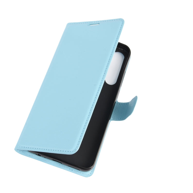 For HTC Desire 20 Pro Litchi Texture Horizontal Flip Protective Case with Holder & Card Slots & Wallet