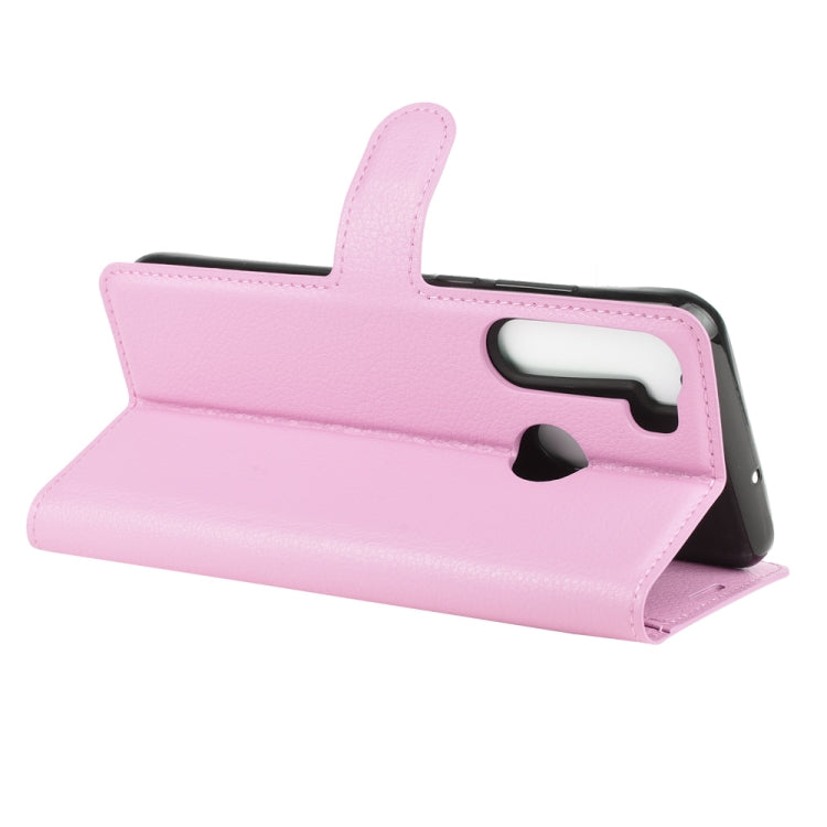 For HTC Desire 20 Pro Litchi Texture Horizontal Flip Protective Case with Holder & Card Slots & Wallet