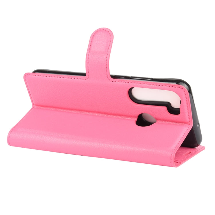 For HTC Desire 20 Pro Litchi Texture Horizontal Flip Protective Case with Holder & Card Slots & Wallet