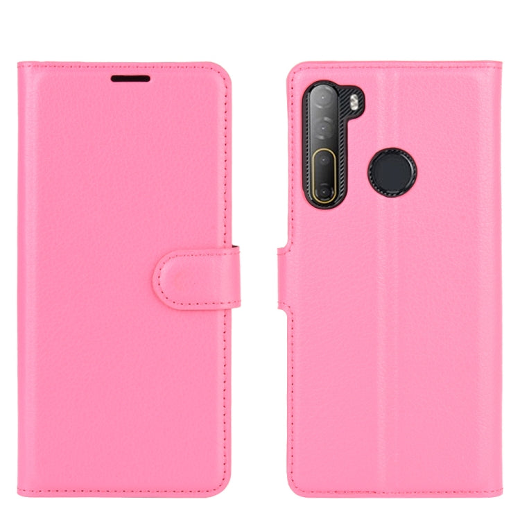 For HTC Desire 20 Pro Litchi Texture Horizontal Flip Protective Case with Holder & Card Slots & Wallet