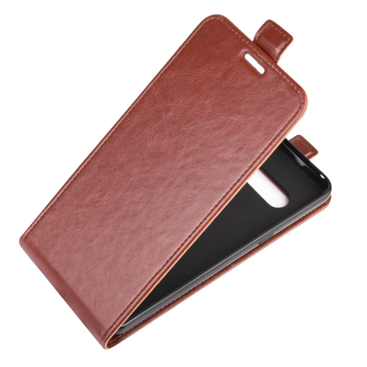 For LG V60 ThinQ 5G / LG V60 ThinQ 5G UW R64 Texture Single Vertical Flip Leather Protective Case with Card Slots & Photo Frame